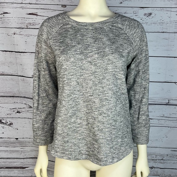 J. Crew Loomknit Sweatshirt Size Medium Style 28608 - Picture 3 of 12